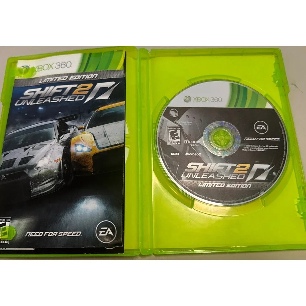 Shift 2: Unleashed Limited Edition Need for Speed Microsoft Xbox 360